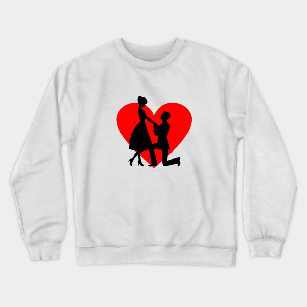 Love Design Crewneck Sweatshirt by Jai